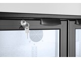 Backbar koelkast met dubbele deur  Arktic  158L  Zwart  230V/160W  900x530x H 870mm