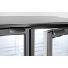 Backbar koelkast met dubbele deur  Arktic  158L  Zwart  230V/160W  900x530x H 870mm
