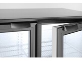 Backbar koelkast met dubbele deur  Arktic  158L  Zwart  230V/160W  900x530x H 870mm