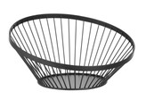 Panier a fruits oblique noir  HENDI   280x H 130mm