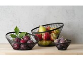 Panier a fruits oblique noir  HENDI   280x H 130mm