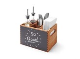 Boite a menu et couverts  HENDI  210x150x H 150mm
