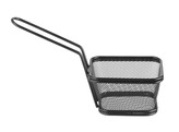 Frituurmandjes miniaturen stapelbaar zwart  HENDI  105x90x H 60mm