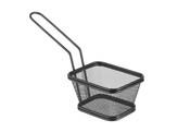 Frituurmandjes miniaturen stapelbaar zwart  HENDI  105x90x H 60mm