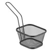 Paniers a frites miniatures empilables noirs  HENDI  130x115x H 80mm