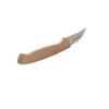 Schilmes met houten heft  HENDI  gebogen model  Hout   L 165mm