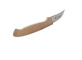 Schilmes met houten heft  HENDI  gebogen model  Hout   L 165mm