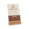 Chevalet de table reserve  HENDI   reserved   152x44x H 44mm