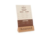 Chevalet de table reserve  HENDI   reserved   152x44x H 44mm