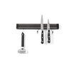 Support magnetique pour couteaux  HENDI  3 crochets  Noir   L 340mm