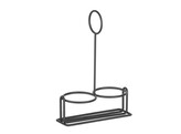 Menage rekje zwart  HENDI  135x65x H 200mm