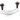 Hachoir demi-lune  HENDI  lame simple  Noir  215x150mm