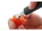Cuillere a melon dentelee  HENDI  Noir   L 150mm