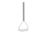 Pureestampers  HENDI  810x200x H 130mm