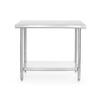 Centrale werktafel  HENDI  Budget Line  1400x600x H 850mm