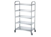 Serveerwagen met 5 bladen  HENDI  905x585x H 1545mm