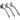 Set de brosses metalliques etroites - 3 pieces  HENDI  3 u.   L 178mm