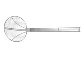Frituurschep  HENDI   160x470mm