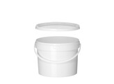 Emmer  HENDI  11 5L  Wit   300x H 230mm