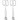 Pince de service   2 pieces  HENDI  2 u.   L 240mm