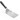 Spatule flexible  HENDI  designed by Robert Bronwasser  Noir  310x96mm