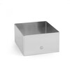 Voedselring en duwer vierkant  HENDI  voedselring  81x81x H 45mm