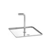Nonnette et poussoir carre  HENDI  poussoir  80x80x H 55mm