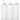 Sets de flacon distributeur - 3 pieces  HENDI  0 35L  Transparent  3 u.   55x H 205mm