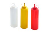Sets de flacon distributeur - 3 pieces  HENDI  0 7L  Transparent  3 u.   70x H 240mm