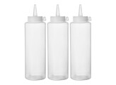 Sets de flacon distributeur - 3 pieces  HENDI  0 2L  Transparent  3 u.   50x H 185mm