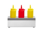 Support sauces  HENDI  3 trous o70 mm  274x102x H 98mm