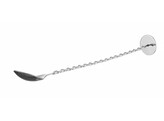 Barlepel met stamper  BarUp  Zilver  280x35mm