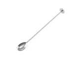Barlepel met stamper  BarUp  Zilver  280x35mm