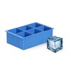 IJsblokjesvorm kubus XL  BarUp  Blauw  170x110x H 52mm