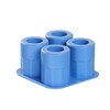 Moule a glacons verre a shot  BarUp  Bleu  122x122x H 60mm
