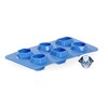 IJsblokjesvorm edelstenen  BarUp  Blauw  2 st.  190x105x H 30mm
