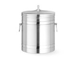 Seau a glacons double paroi  BarUp  5L  Argent   200x H 230mm