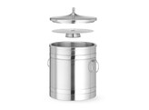 Seau a glacons double paroi  BarUp  5L  Argent   200x H 230mm