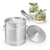 Seau a glacons double paroi  BarUp  5L  Argent   200x H 230mm