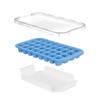 Moule a glacons avec couvercle et plateau recepteur  BarUp  Bleu  337x170mm