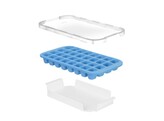 Moule a glacons avec couvercle et plateau recepteur  BarUp  Bleu  337x170mm