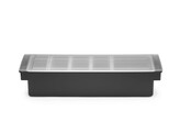 Boite a ingredients - 5 bacs  BarUp  Noir  480x150x H 100mm