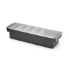 Boite a ingredients - 5 bacs  BarUp  Noir  480x150x H 100mm