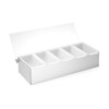 Porte-condiments  BarUp  5 boites  375x140x H 90mm