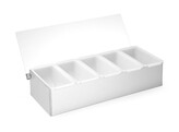 Porte-condiments  BarUp  5 boites  375x140x H 90mm