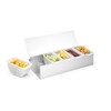 Porte-condiments  BarUp  5 boites  375x140x H 90mm