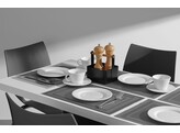 Set de table  cadre - set  HENDI  Graphite  6 u.  450x300mm
