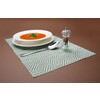 Placemat  geometrisch patroon   set  HENDI  Groen  6 st.  450x300mm