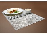 Set de table  motif geometrique - set  HENDI  Argent  6 u.  450x300mm