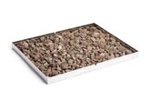 Grille a pierres de lave  HENDI  630x500mm